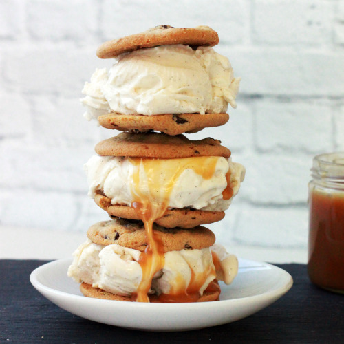 Steve&rsquo;s Ice Cream - Bourbon Vanilla &amp; Salted Caramel. 