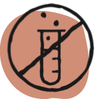 circle with line over test tube