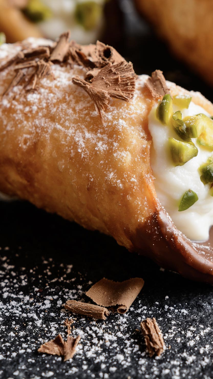 cannoli with nuts